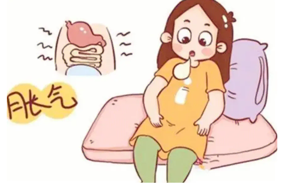 孕期胀气放屁是怎么回事？是孕囊在长吗？